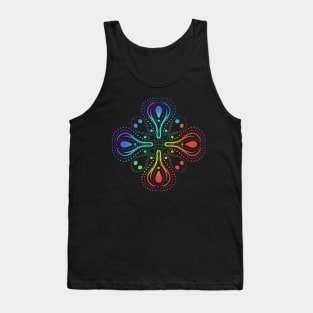 Trippy Mandala Pattern Tank Top